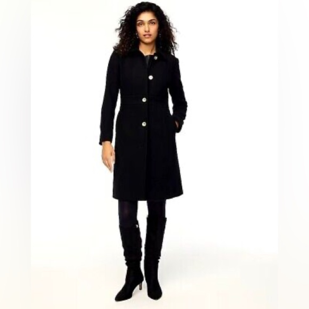 J. Crew Wool-blend lady day coat NWT
